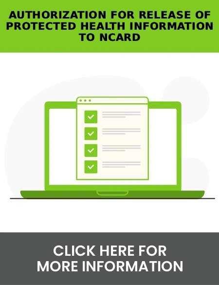 Authorization for Release of Protected Health Information to NCARD at Nasseri Clinic of Arthritic & Rheumatic Diseases in Maryland