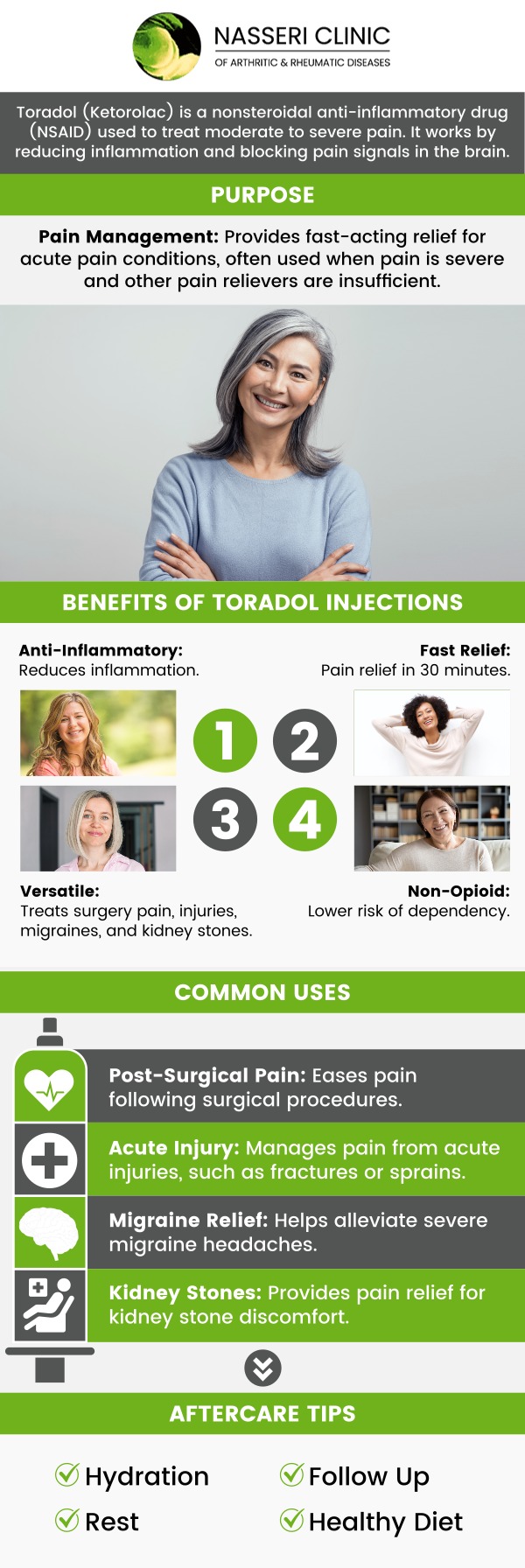 Common questions asked by patients: What is Toradol, and how does it work for pain relief? How are Toradol injections administered? What types of pain can Toradol injections treat? Are there any side effects associated with Toradol injections? How long does the pain relief from a Toradol injection last? For more information, contact us or schedule an appointment online. We have convenient locations to serve you in Maryland. We serve patients from Catonsville MD, Glen Burnie MD, Columbia MD, North Baltimore MD, Rosedale MD, Edgewater MD, Hebbville MD, Woodlawn MD, Pasadena MD, Jacobsville MD, Ellicott City MD, Laurel MD, Dundalk MD, Halethorpe MD, Overlea MD, Parkville MD, Riva MD, Annapolis MD, Ferndale MD, and surrounding areas.